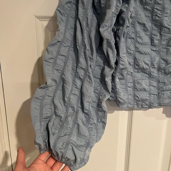 NWOT - ASOS Long Sleeve Textured Top with Button Front - Picture 7 of 8